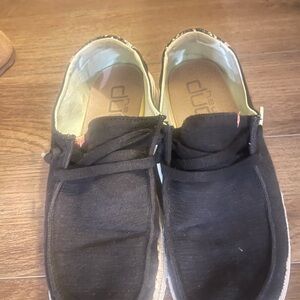 Hey Dude Black Slip-On Shoes